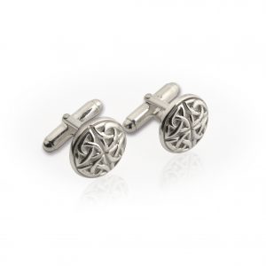 Celtic Trinity Knotwork 925 Sterling Silver Cufflinks