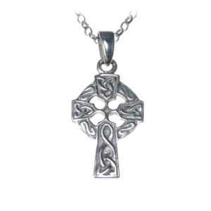 Celtic Cross Silver Pendant