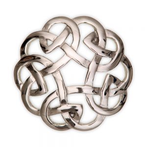 Celtic Pewter Interlace Brooch