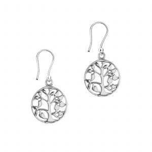 Celtic Tree of Life 925 Sterling Silver Drop Earrings
