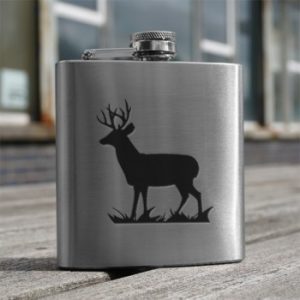 The Stag Hip Flask