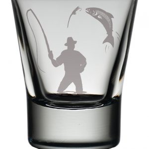 Fly Fisherman Dram Glass