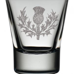Traditional Scottish Thistle Dram Glass