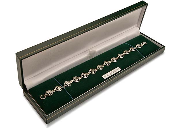 Celtic Trinity Knot 925 sterling silver Bracelet