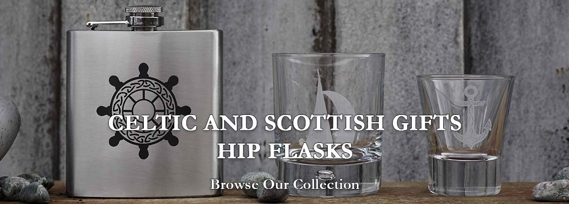 Celtic and Scottish Gifts Hip Flasks