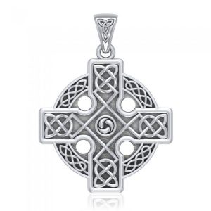 Square Ornate Celtic Cross Pendant