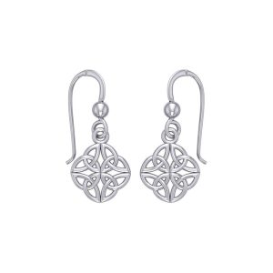 Celtic Knotwork Earrings 925 Sterling Silver